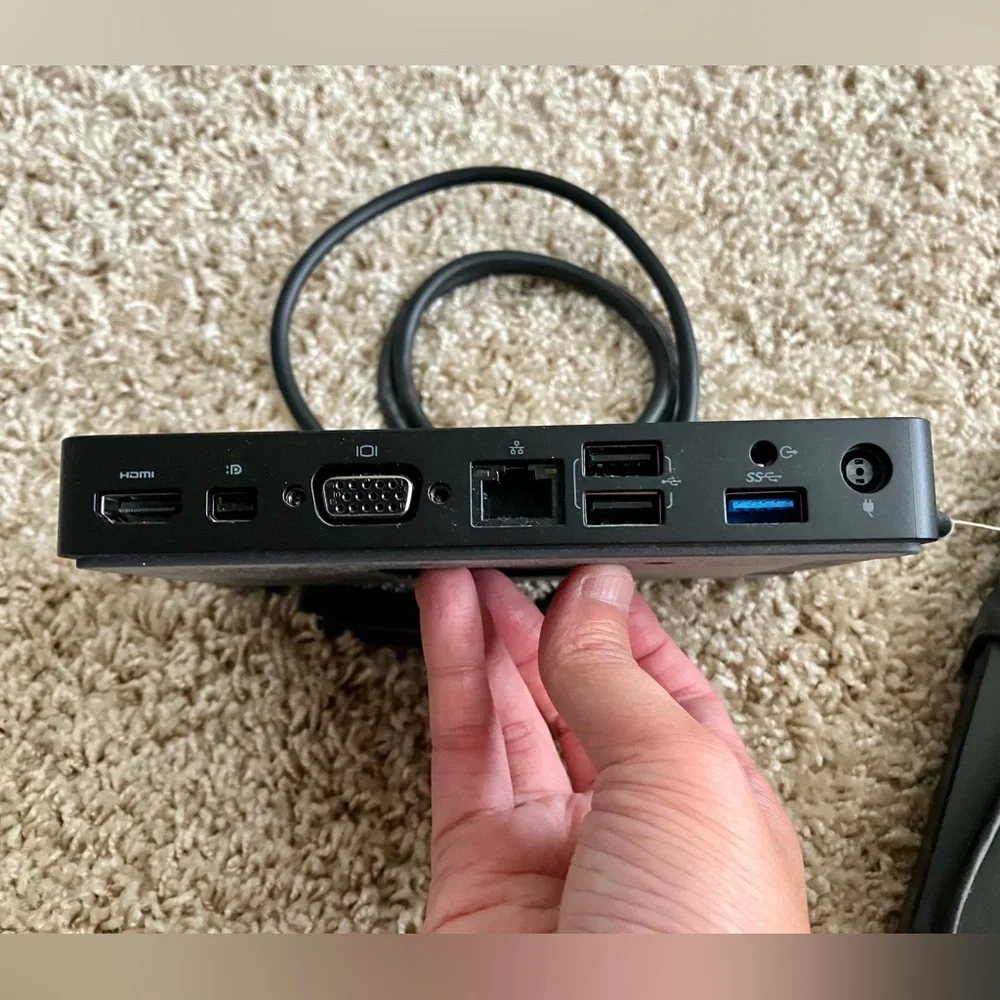 Dell WD15 USB-C Thunderbolt Docking Station with 130W Adapter